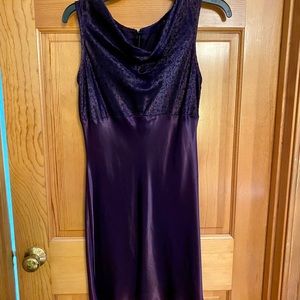 Purple Satin Slip Dress size 5